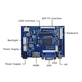 Hdmi+Vga+2Av Input 30Pin Lvds Ttl 50 Pin Lcd Driver Board Rtd2660H Lvds ...